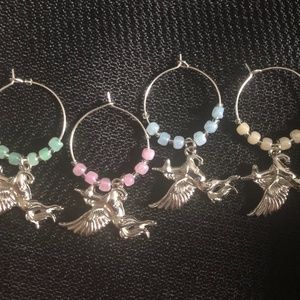 Unicorn Wine Charms